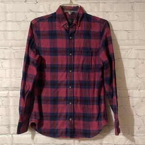 *3/20* 14th & Union plaid flannel button down shirt